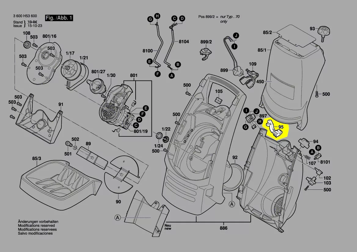 dispositif sécurité réf. 2 609 005 618 Bosch
